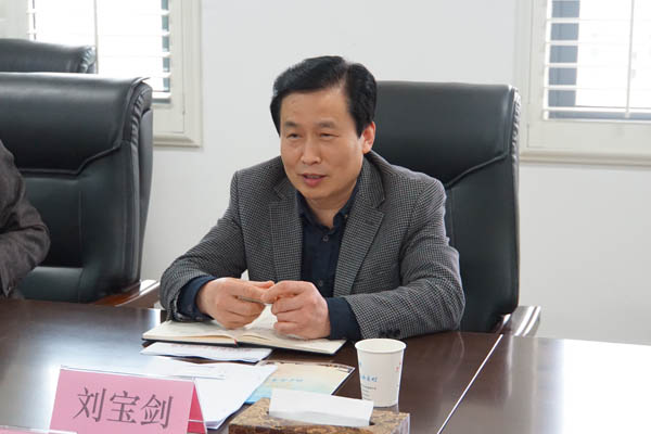 省教育考试院副院长刘宝剑来学院检查指导三位一体招生工作